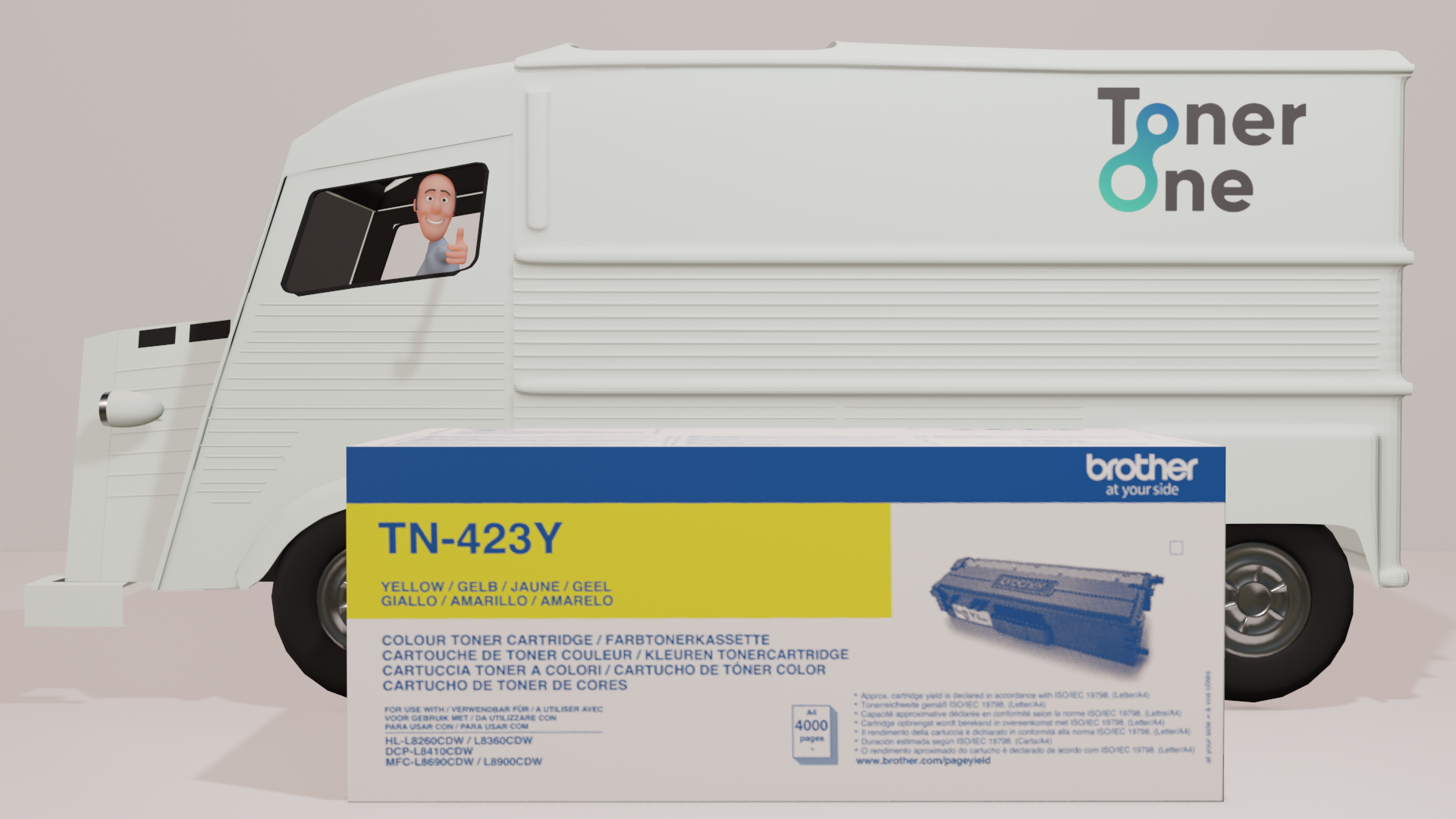 Low Cost Brother TN-423 Yellow Toner — The Cartridge Centre