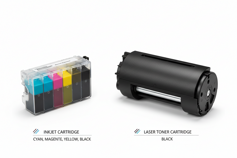 Comparing Ink and Toner Cartridges: What are the Primary Differences?