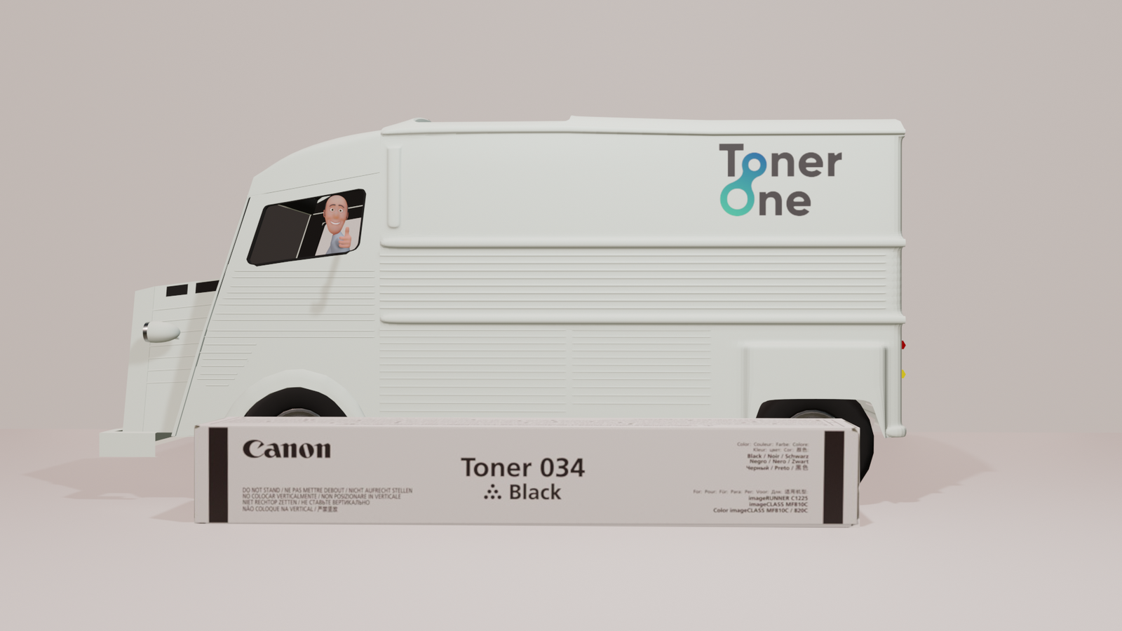 Genuine Canon 034 Black Toner Cartridge