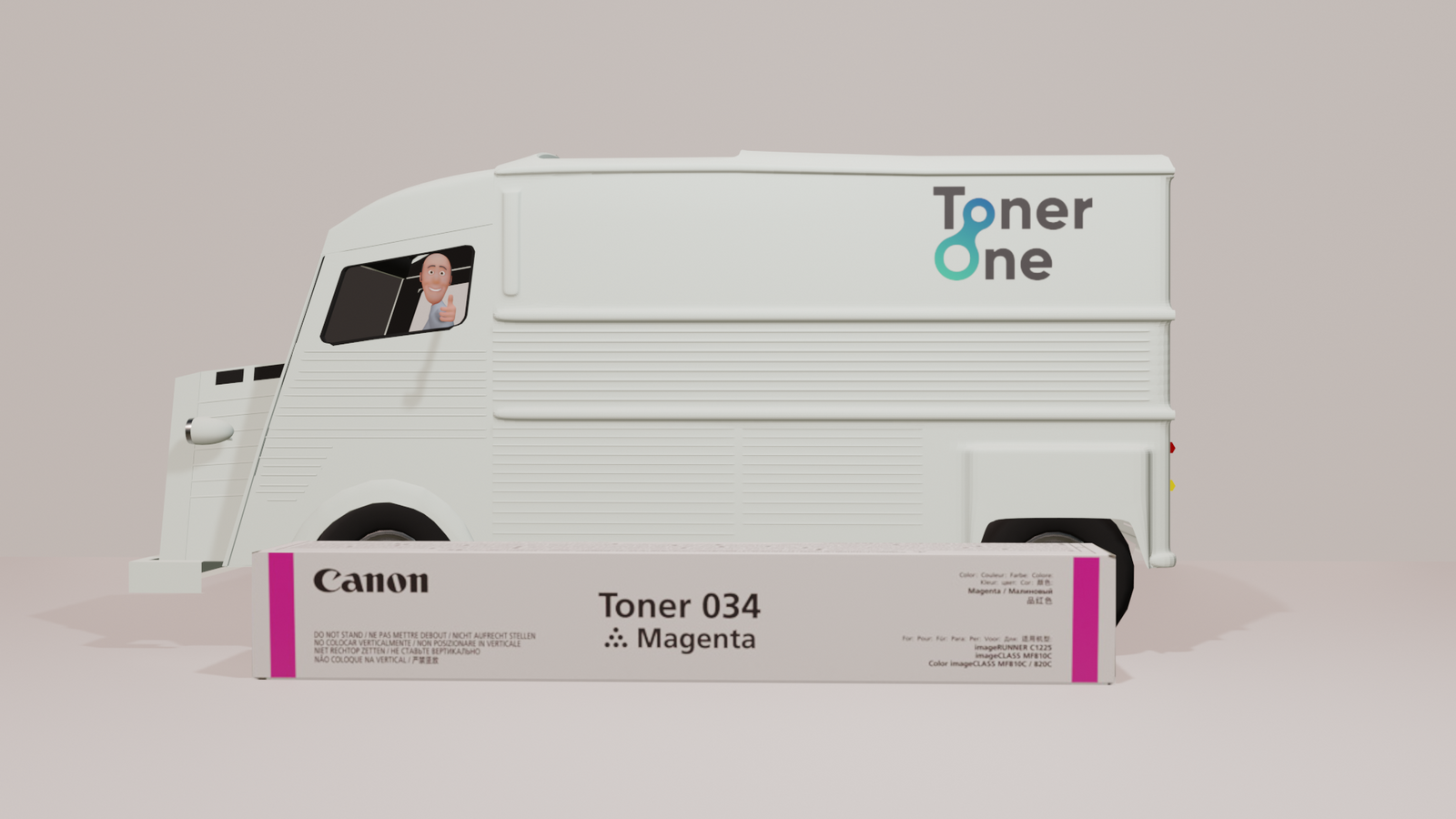 Genuine Canon 034 Magenta Toner Cartridge