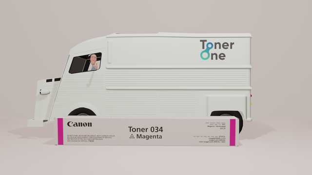 Genuine Canon 034 Magenta Toner Cartridge