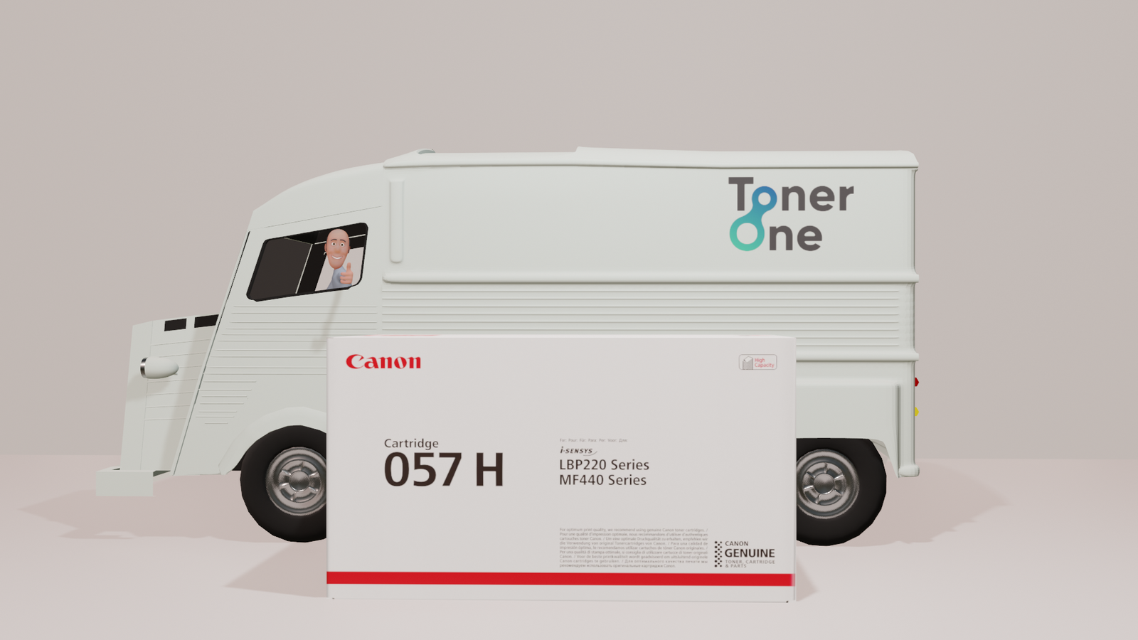 Genuine High Capacity Canon 057H Black Toner Cartridge