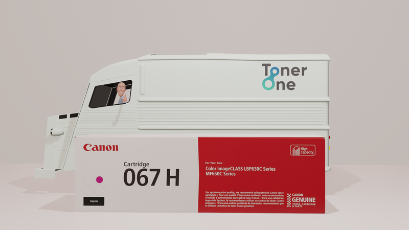 Genuine Canon 067H Toner Cartridge - Magenta