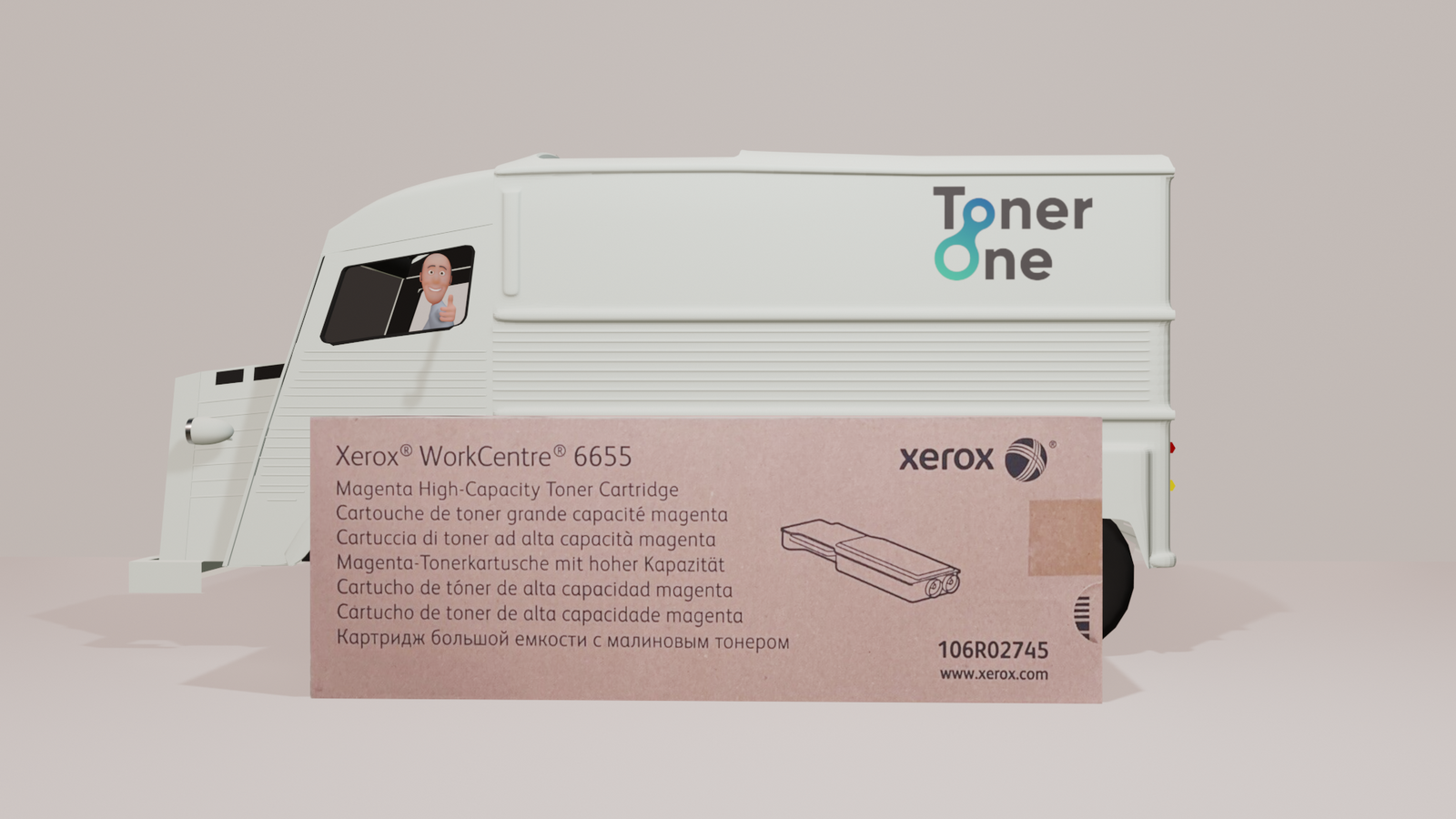 Genuine Xerox 106R02745 High Capacity Toner Cartridge - Magenta