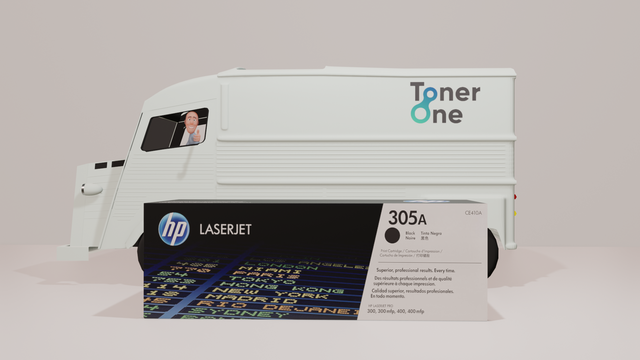 Genuine HP 305A Standard Capacity Toner Cartridges - CE410A - Black