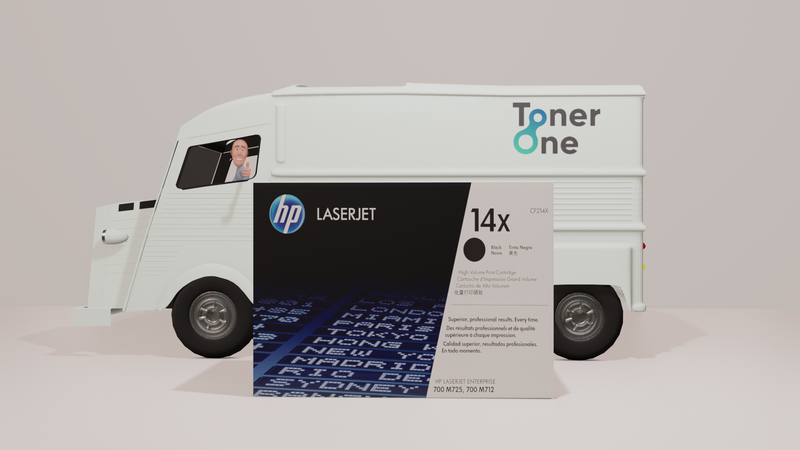 Genuine HP 14X High Capacity Black Toner Cartridge - CF214X