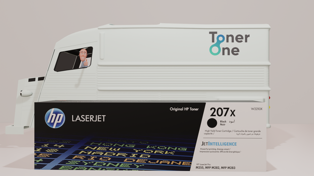 Genuine HP 207X High Capacity Laserjet Toner Cartridge - W2210X - Black