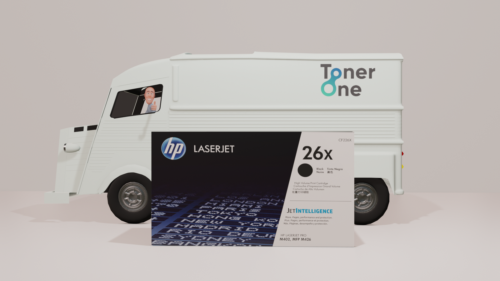 Genuine HP 26X High Capacity Black Toner Cartridge - CF226X