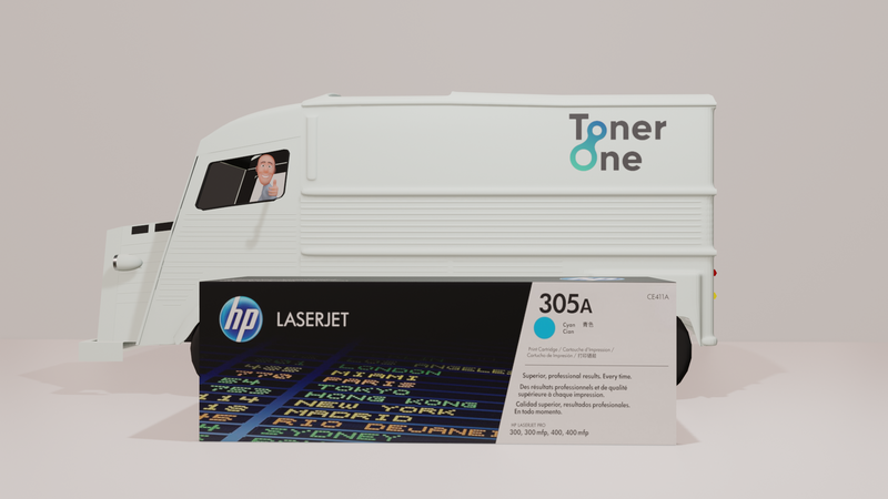 Genuine HP 305A Standard Capacity Laserjet  Toner Cartridge - CE411A - Cyan