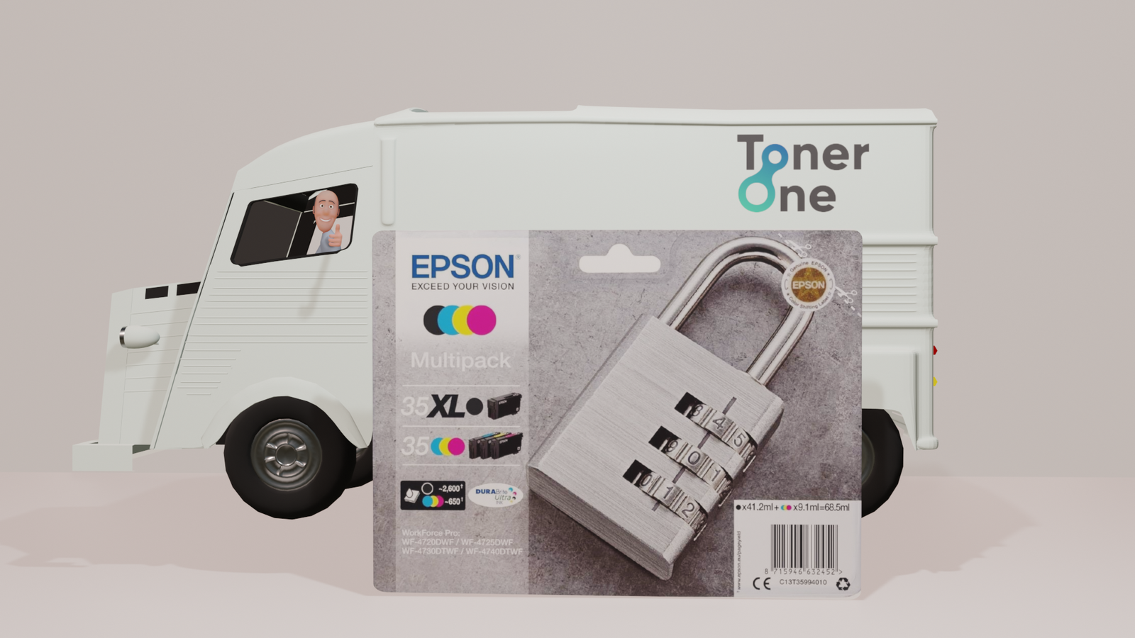 Genuine Epson 35XL 35 Tri High & Standard Capacity Ink Cartridges - Multipack - C13T35994010