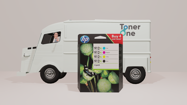 Genuine HP 912XL Multipack ink cartridge - 3YP34AE