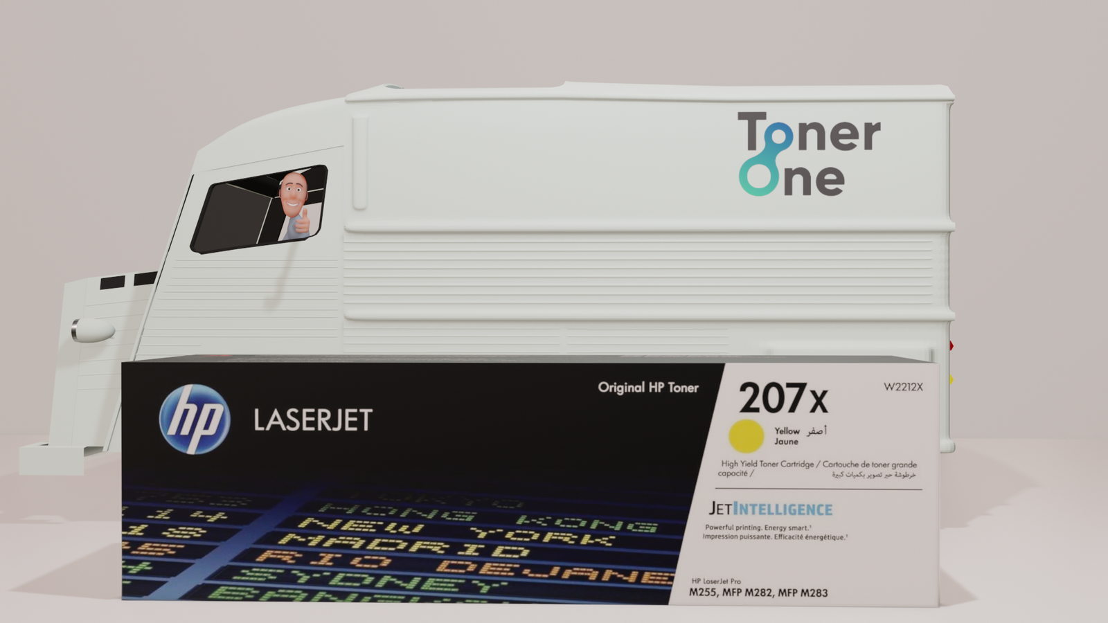 Genuine HP 207X  High Capacity Laserjet Toner Cartridge - W2212X - Yellow