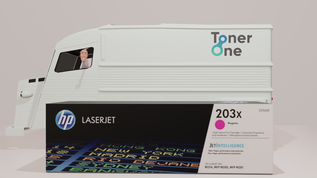 Genuine HP 203X High Capacity Laserjet Toner Cartridge - CF543X - Magenta