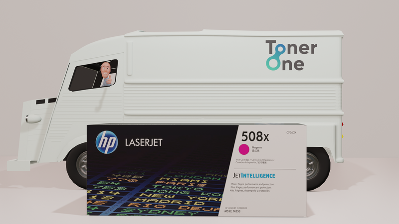 Genuine HP 508X High Capacity Laserjet Toner Cartridge - CF363X - Magenta