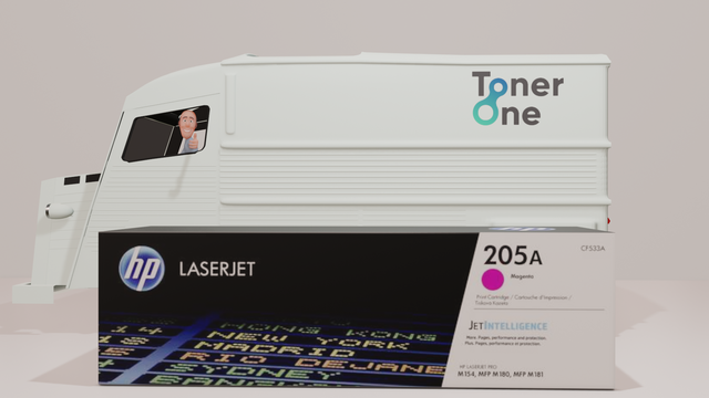 Genuine HP 205A Standard Laserjet Toner Cartridge - CF533A - Magenta