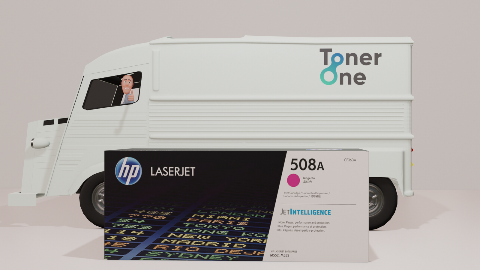 Genuine HP 508A Standard Laserjet Toner Cartridge - CF363A - Magenta