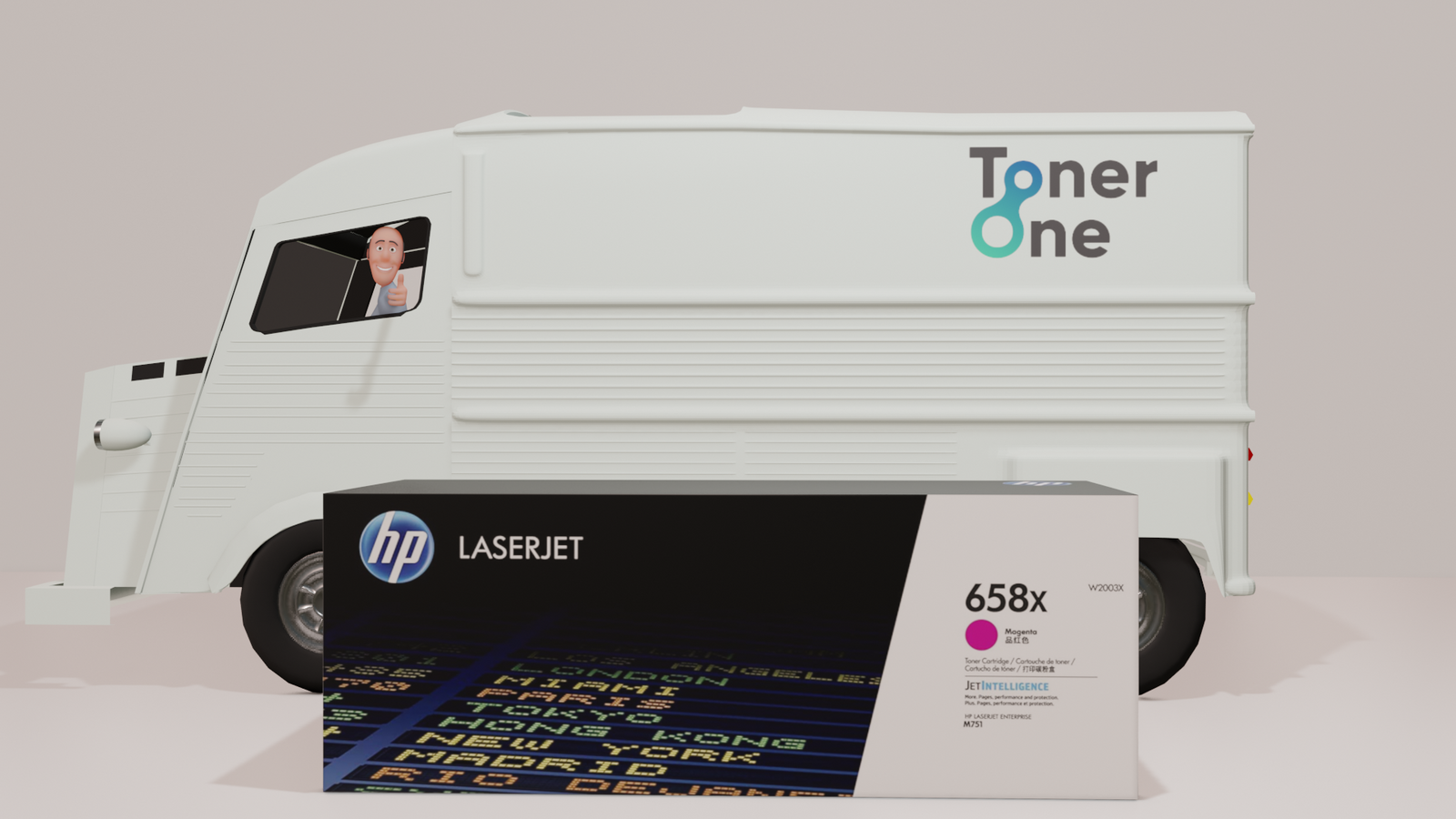 Genuine HP 658X High Capacity Laserjet Toner Cartridge - W2003X - Magenta