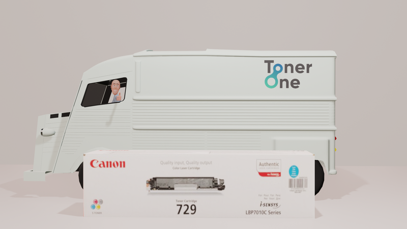 Genuine Canon 729C Toner Cartridge - Cyan