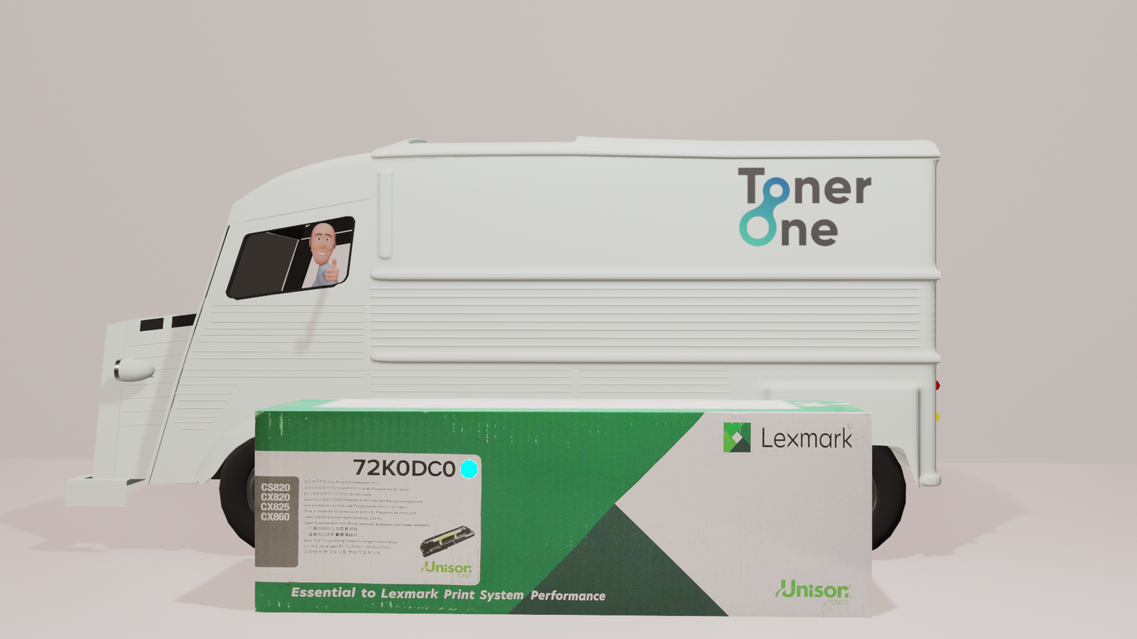 Lexmark 72K0DC0 Toner Cartridge - Cyan