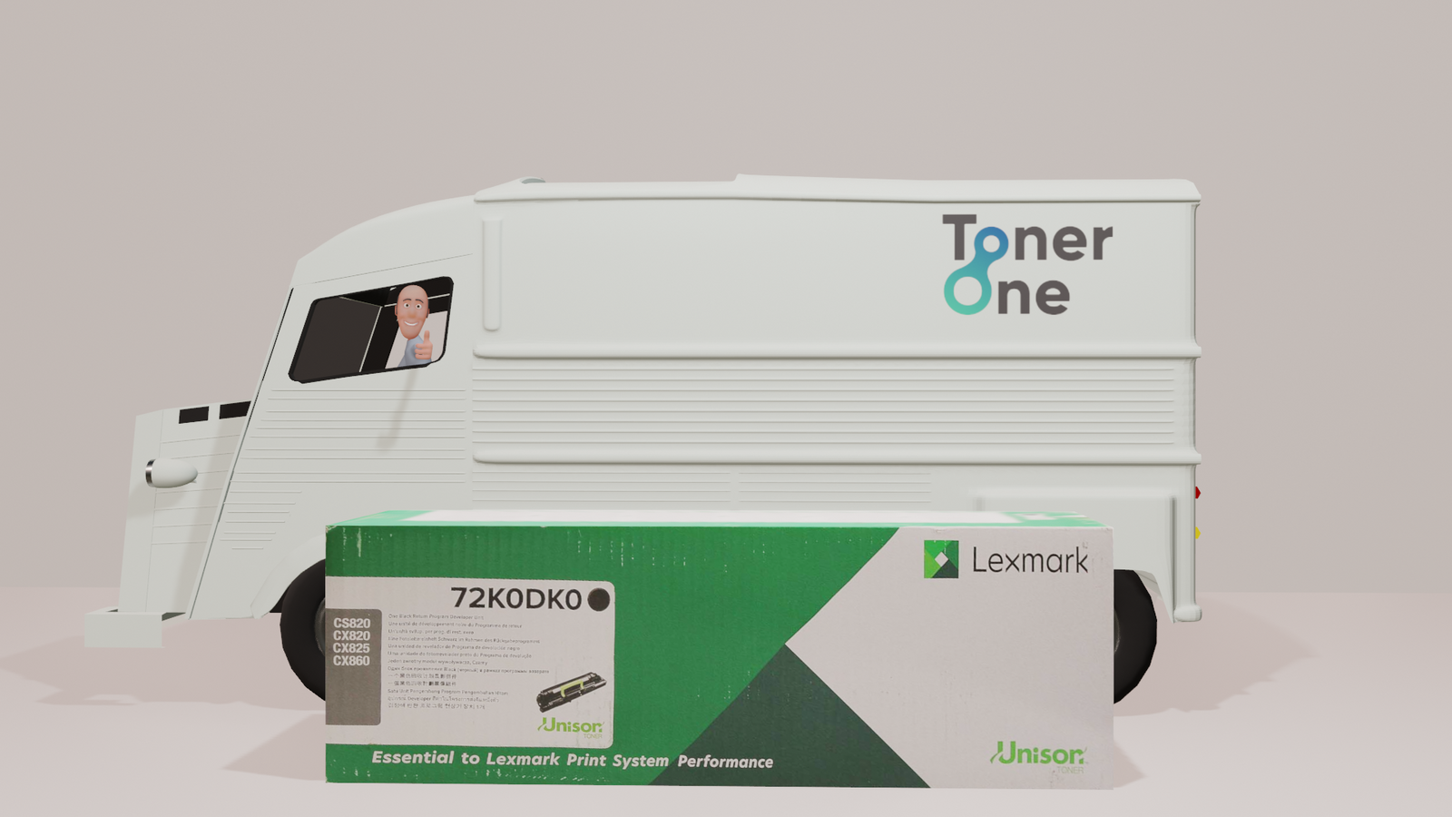 Lexmark 72K0DK0 Toner Cartridge - Black