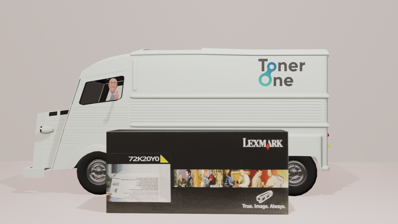 Lexmark 72K20Y0 Toner Cartridge - Yellow