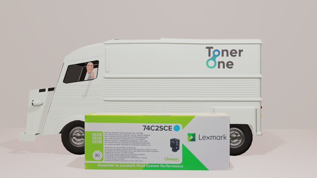 Lexmark 74C2SCE Toner Cartridge - Cyan