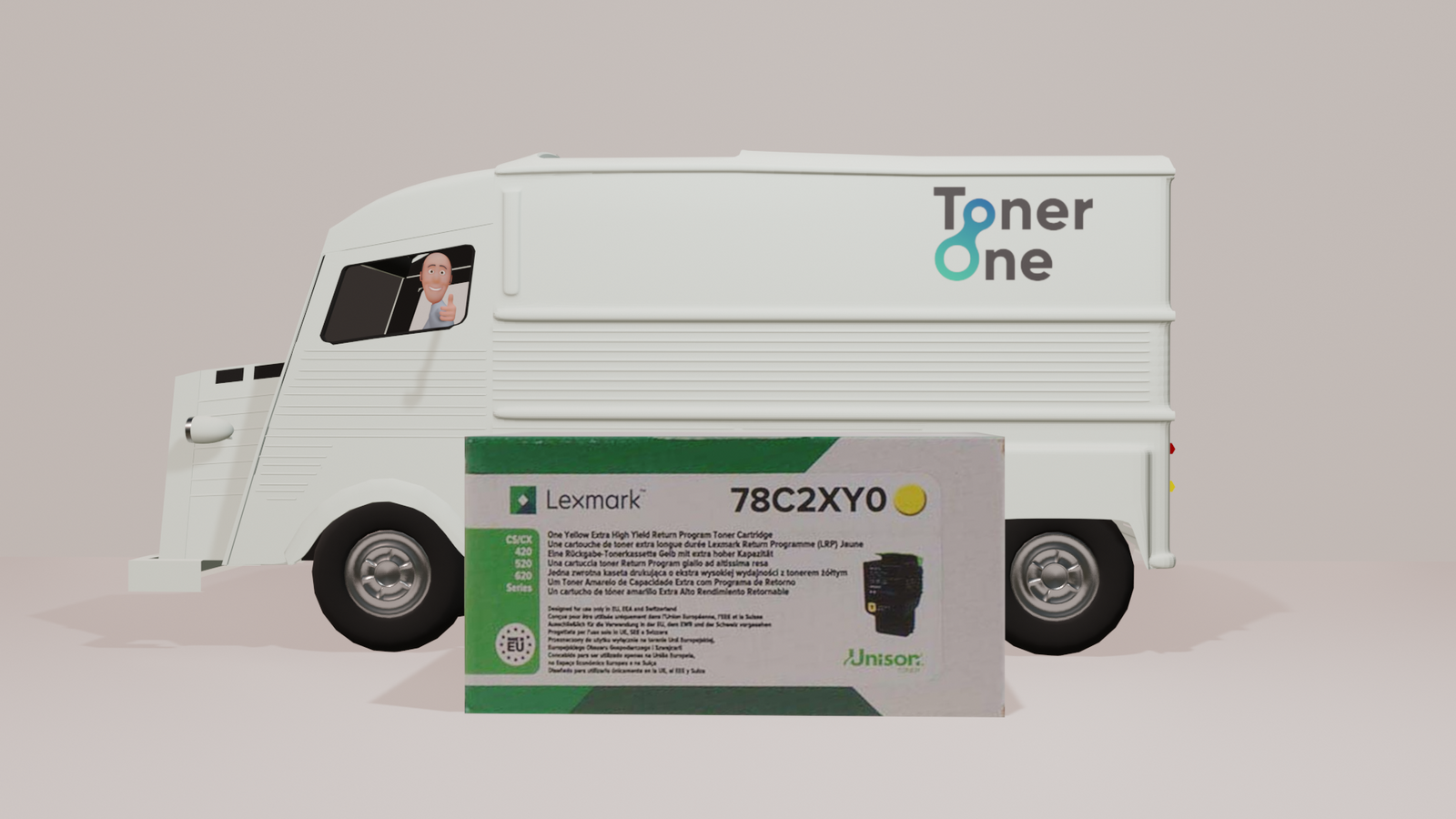 Genuine Lexmark 78C2XY0 Extra High Capacity Toner Cartridge - Yellow