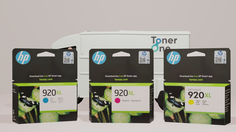 Genuine HP 920XL High Capacity Ink Cartridge 3 Colour Combo