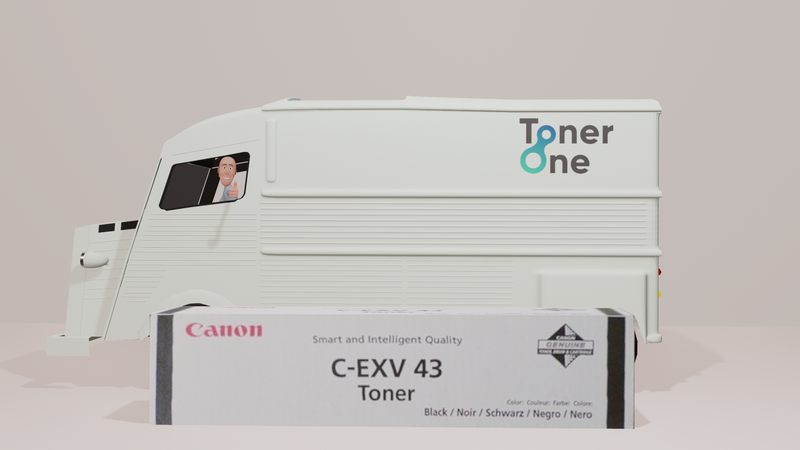 Genuine Canon C-EXV43 Toner Cartridge - Black