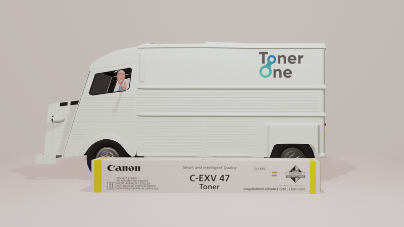 Genuine Canon C-EXV47 Toner Cartridge - Yellow