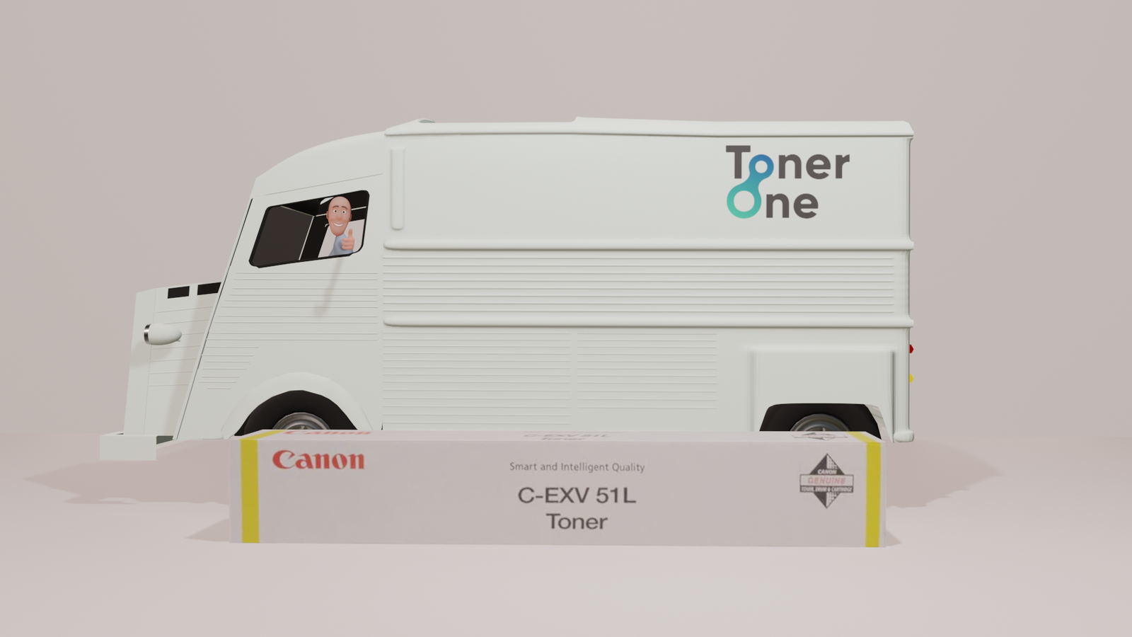 Genuine Canon C-EXV51 Lower Yield Yellow Toner Cartridge