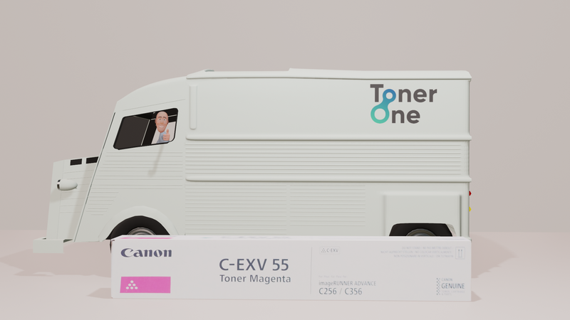 Genuine Canon C-EXV55 Toner Cartridge - Magenta