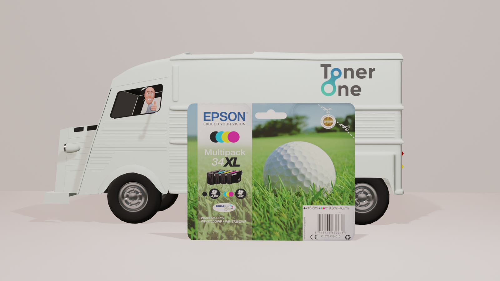 Genuine Epson 34XL Multipack Ink Cartridge - C13T34764010