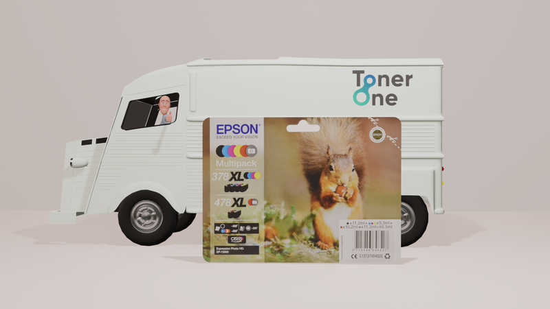 Genuine Epson 378XL + 478XL Multipack Ink Cartridges - C13T379D4020