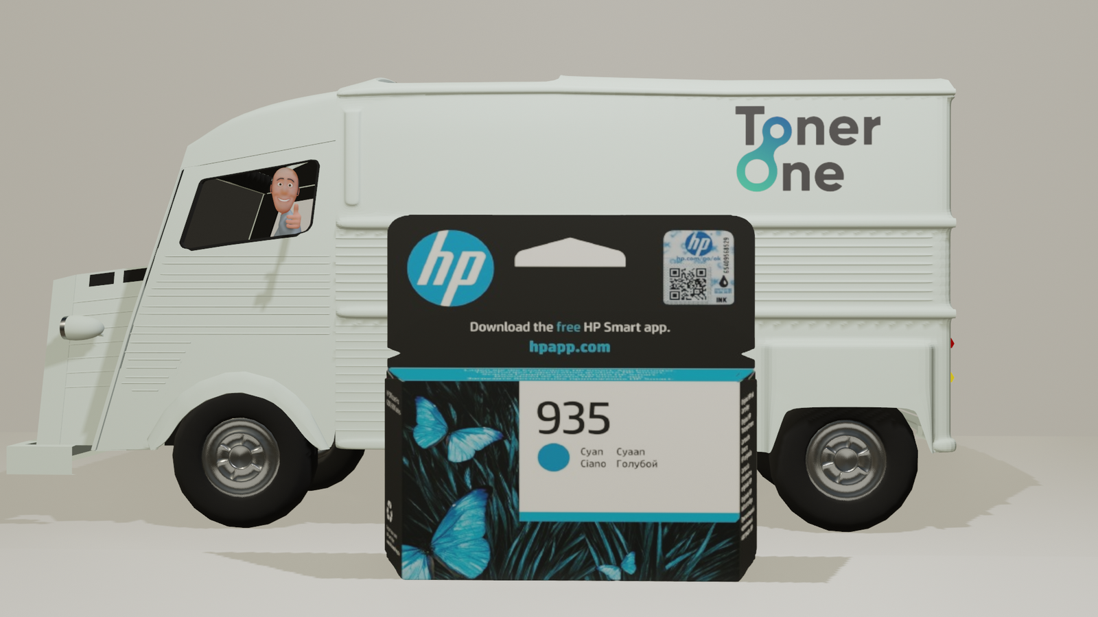 Genuine HP 935 Ink Cartridge - C2P20AE - Cyan