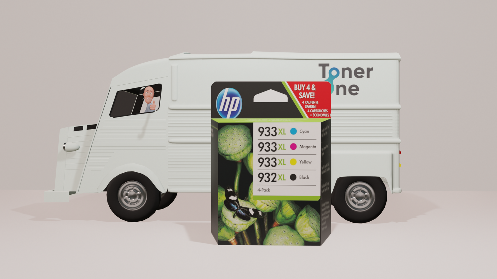 Genuine HP 932/933XL Multipack ink cartridges - C2P42AE
