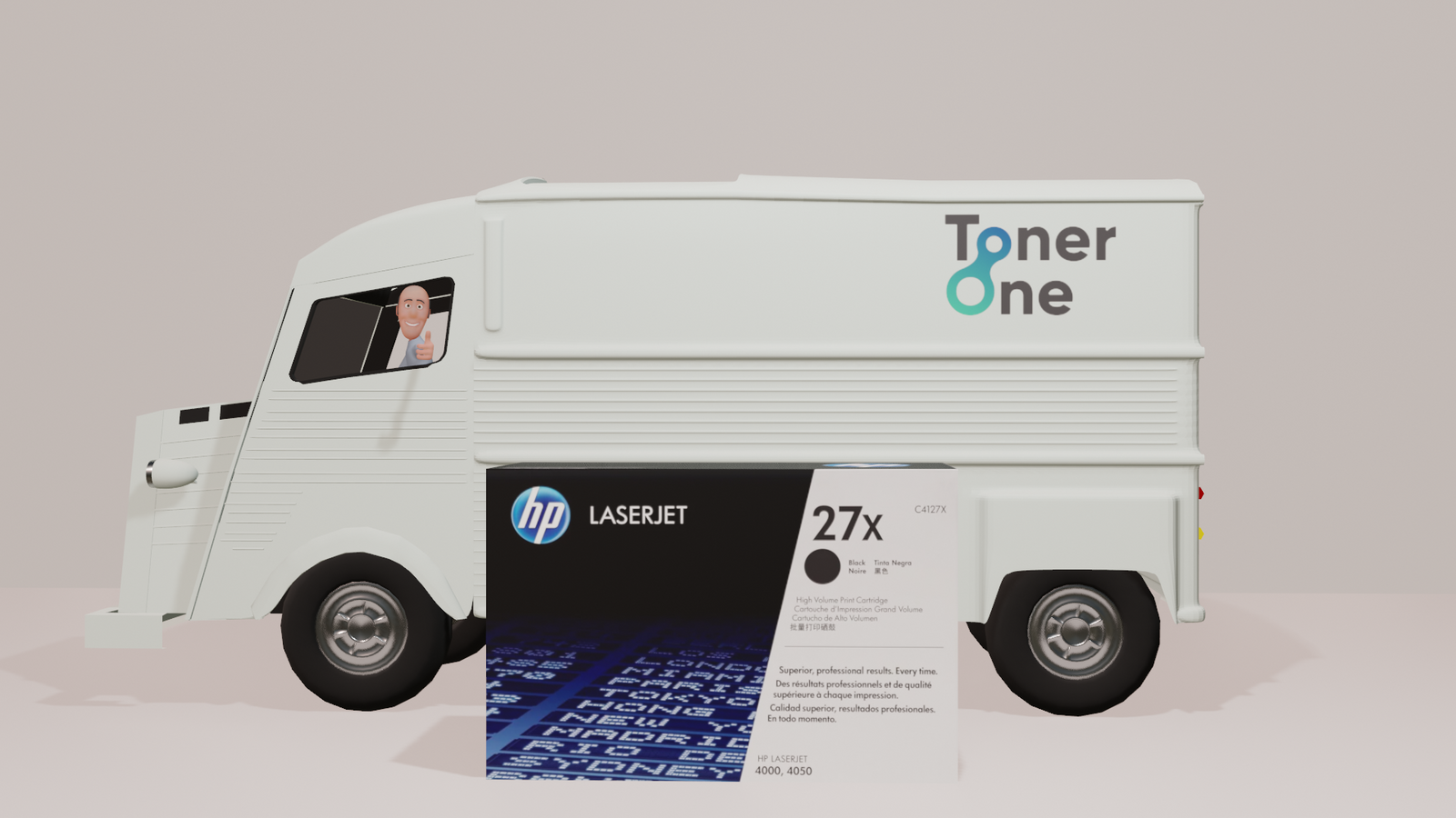 Genuine HP 27X Black Toner Cartridge - C4127X