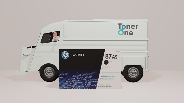 Genuine HP 87AS Low Capacity Black Toner Cartridge - CF287AS