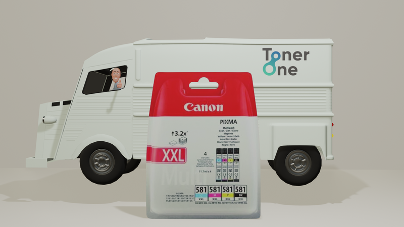 Genuine Canon CLI-581XXL Ink Cartridges - Multipack