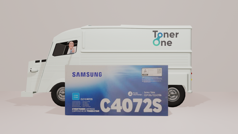 Genuine Samsung CLT-C4072S Toner Cartridge - Cyan