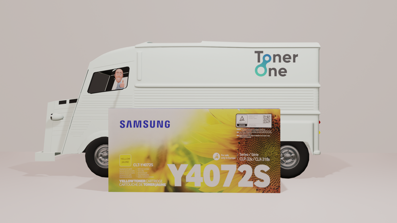 Genuine Samsung CLT-Y4072S Toner Cartridge - Yellow