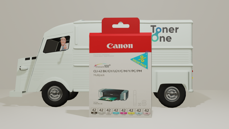 Genuine Canon CLi-42 Ink Cartridges - Multipack