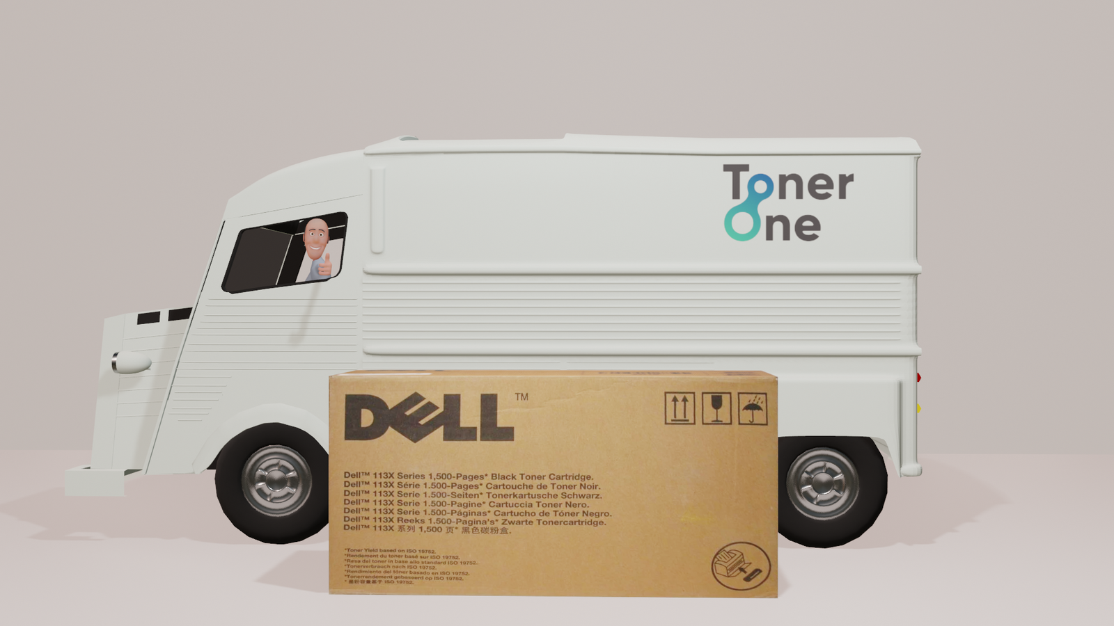 Genuine Dell 113X Toner Cartridge - Black