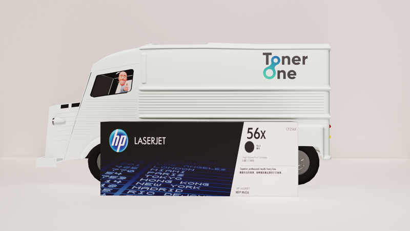 Genuine HP 56X High Capacity Black Toner Cartridge - CF256X