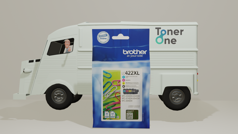 Genuine Brother LC-422XL Inkjet Cartridges - Multipack