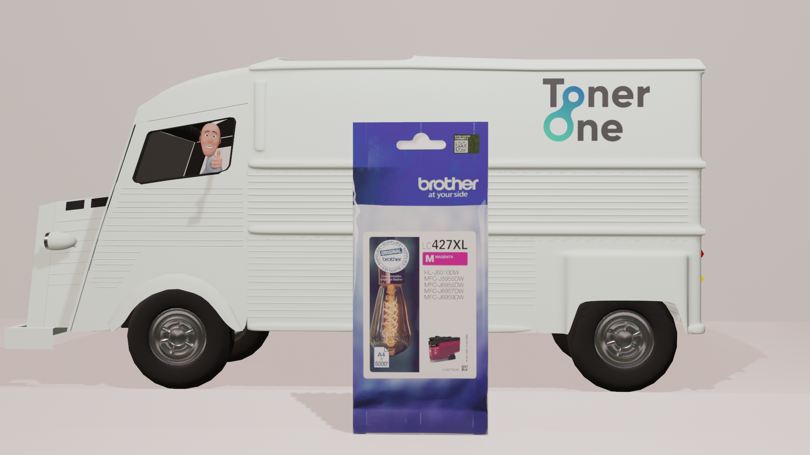 Genuine Brother LC-427XLM Ink Cartridge -  Magenta