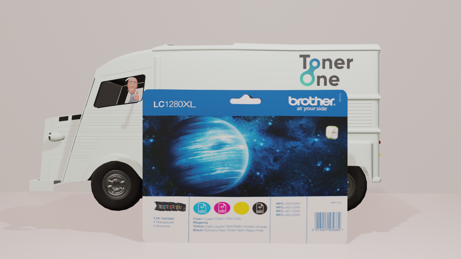 Genuine Brother LC1280XL Ink Cartridges  - Multipack