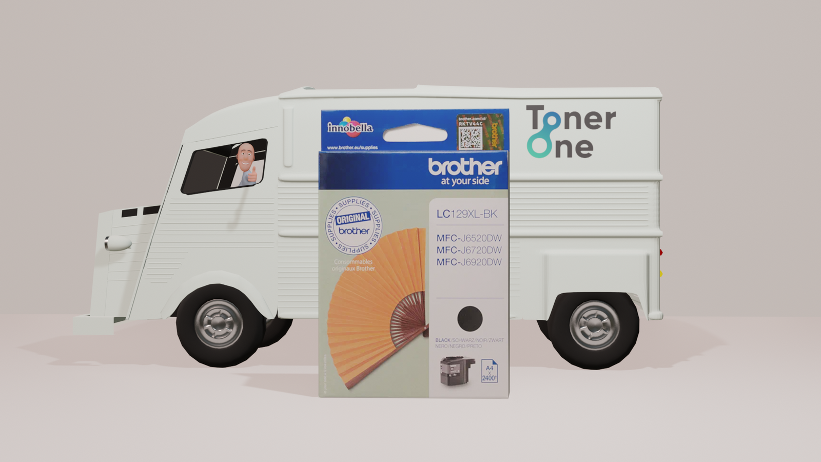 Genuine Brother LC129XL-BK Ink Cartridge -  Black