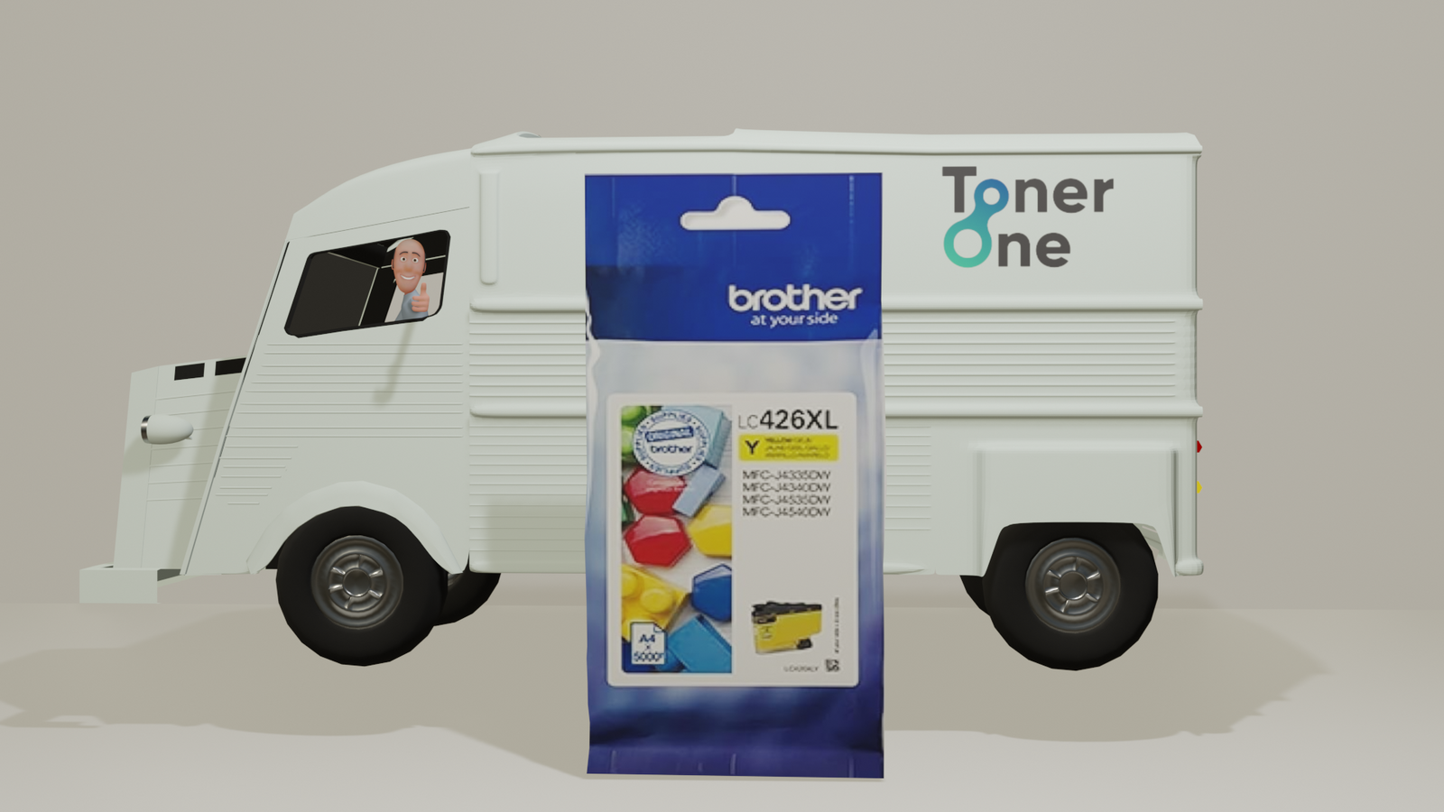 Genuine High Capacity Brother LC-426XLY Inkjet Cartridge - Yellow
