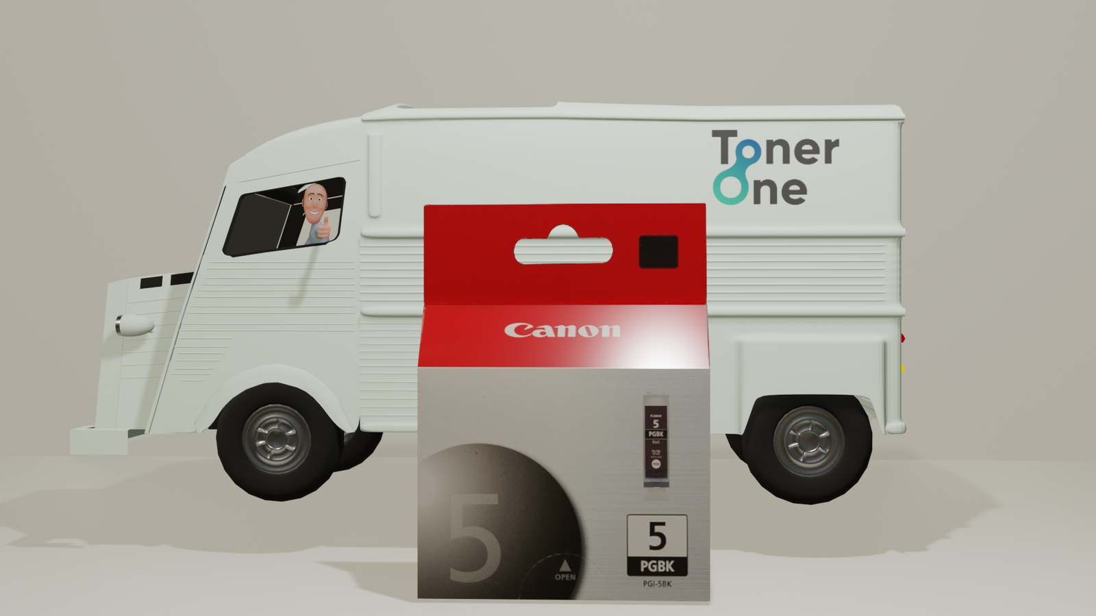 Genuine Canon PGI 5BK Ink Cartridges - Black